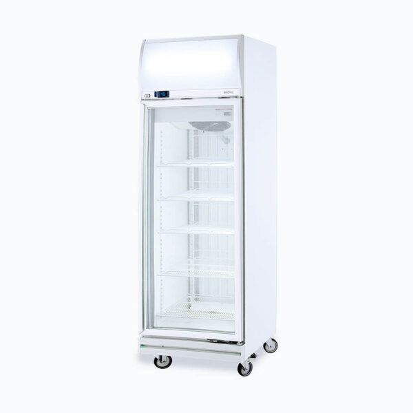 Bromic UF0500LF Upright Display Freezer - 444L - 1 Door - Flat Glass - Lightbox - Image 3