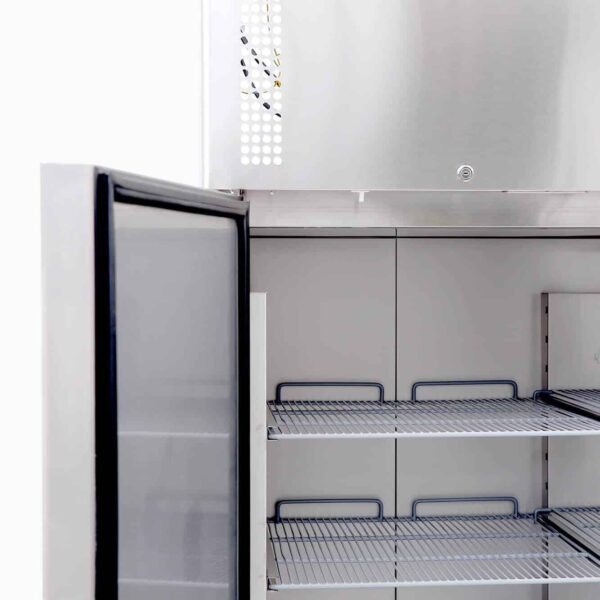 Bromic UF1300SDF-NR Upright Freezer - 1300L - 2 Doors - Stainless Steel - Image 6