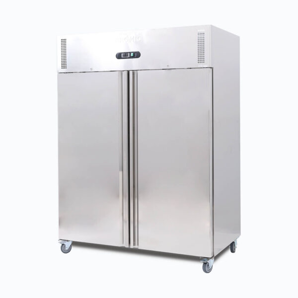 Bromic UF1300SDF-NR Upright Freezer - 1300L - 2 Doors - Stainless Steel - Image 4