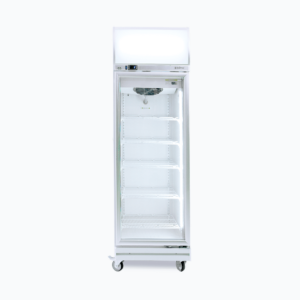 Bromic GD0500LF Upright Display Fridge - 444L - 1 Door - Flat Glass - Lightbox