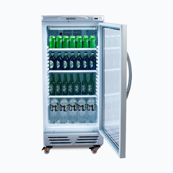Bromic GM0220-NR Upright Display Fridge - 215L - 1 Door - Flat Glass - Image 4