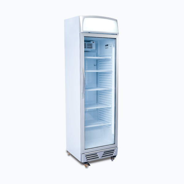 Bromic GM0374L-NR Upright Display Fridge - 372L - 1 Door - Flat Glass - Lightbox - Image 6