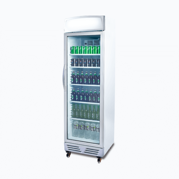 Bromic GM0374L-NR Upright Display Fridge - 372L - 1 Door - Flat Glass - Lightbox - Image 3