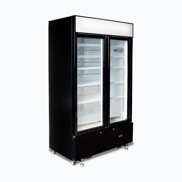 Bromic GM1000LBCAS Upright Display Fridge - 960L - 2  Doors - Flat Glass - Cassette - Image 6
