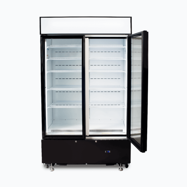 Bromic GM1000LBCAS Upright Display Fridge - 960L - 2  Doors - Flat Glass - Cassette - Image 8