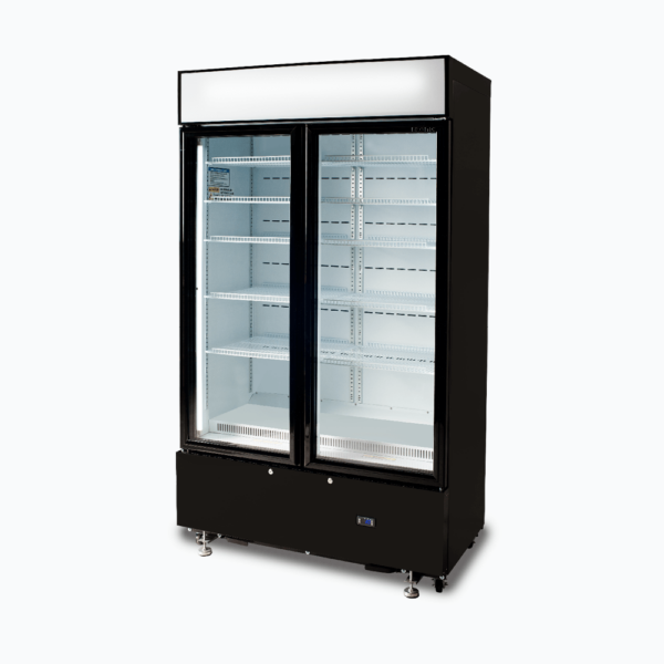 Bromic GM1000LBCAS Upright Display Fridge - 960L - 2  Doors - Flat Glass - Cassette - Image 7