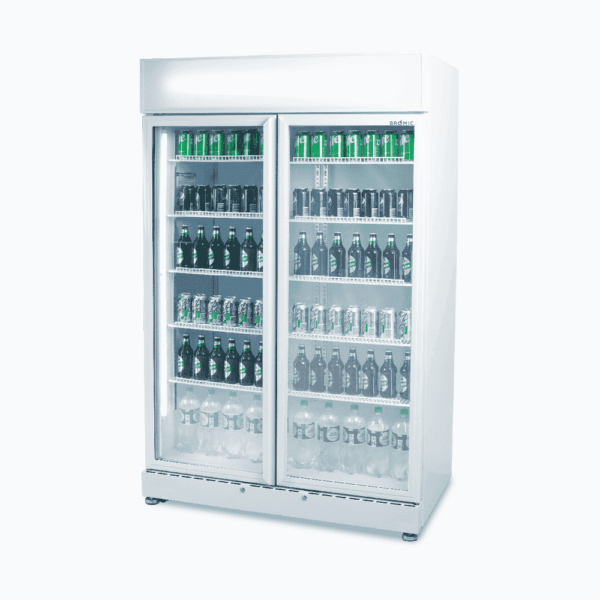 GM1000LWECO Bromic 2 Flat Glass Upright Display Fridge 960L - Image 3