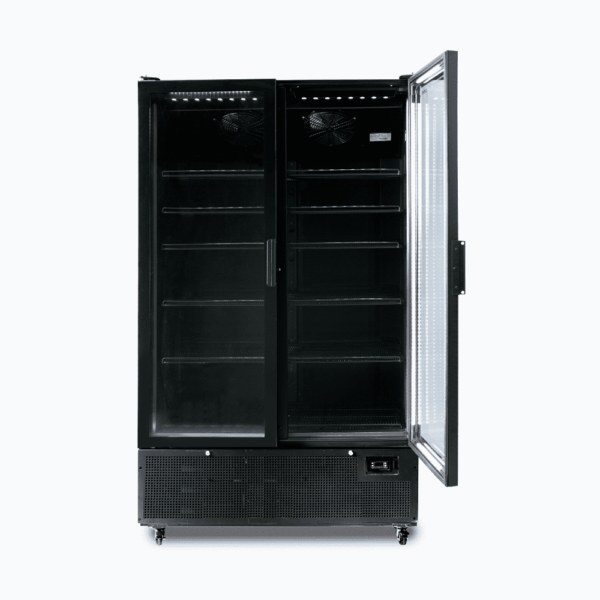 Bromic GM1100B-NR Upright Display Fridge - 1126L - 2 Door - Flat Glass - Image 8