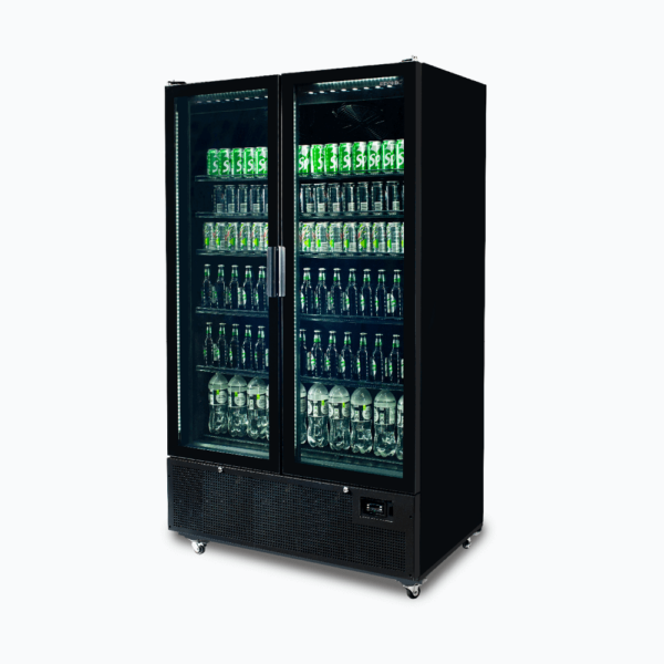Bromic GM1100B-NR Upright Display Fridge - 1126L - 2 Door - Flat Glass - Image 3