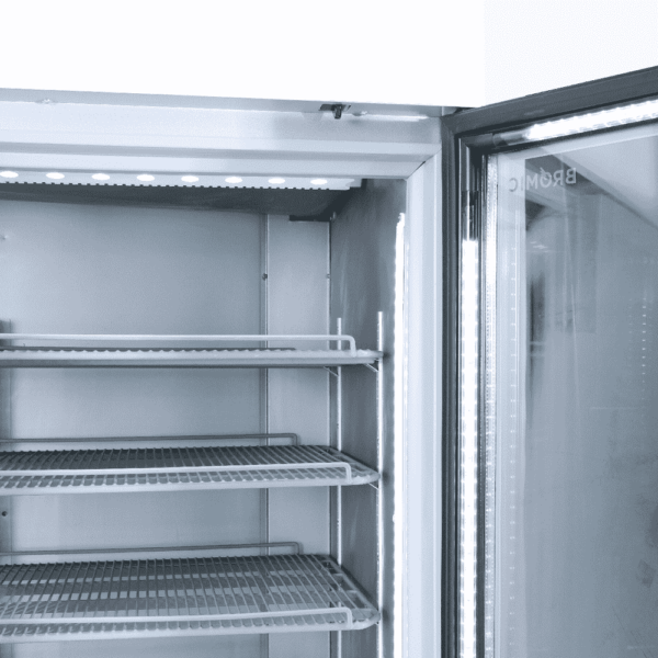 Bromic GM1100LB-NR Upright Display Fridge - 1082L - 2 Door - Flat Glass - Lightbox - Image 3