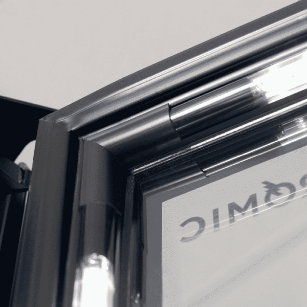 Bromic GM1100S-NR Upright Display Fridge - 1126L - 2 Door - Flat Glass - Image 3