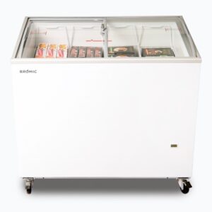 Bromic  CF0300ATCG-NR Display Chest Freezer - 264L - Curved Glass Top
