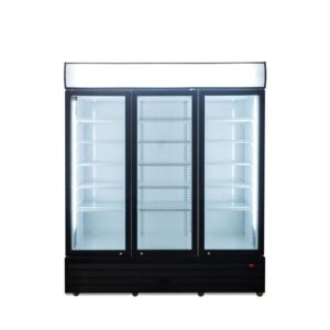 AG CU1500TNG 1500L Triple Door Upright Display Fridge – Glass Door