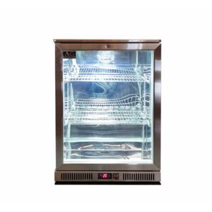 AG 1SBR-H Single Door Bar Fridge - Stainless Steel Body & Doors