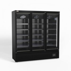 AG CSB1500 Supermarket Three Glass Doors Upright Display Fridge - 1539 Litre
