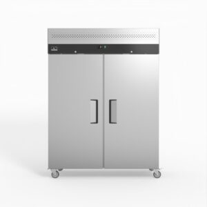 AG GNX1400TN 1300 Litre Upright Double Stainless Steel Door Fridge
