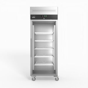 AG GNX650TNG 650 Litre Upright Stainless Steel Glass Door Fridge