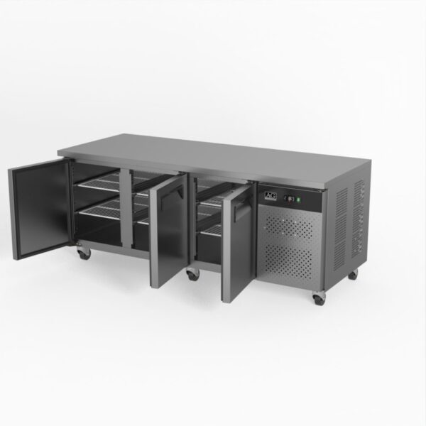 AG PAX3100TN Three Door Commercial Worktop / Under Bench Fridge 800mm Depth - Image 4