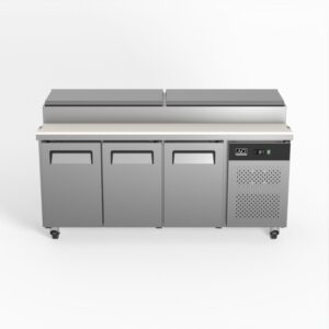 AG SH3000-700 3 Door Saladette Fridge – Fits 8 x 1/3 GN Trays