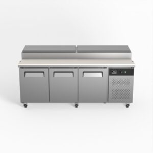 AG SH3000-800 3 Door Saladette Fridge - 10 x 1/3 GN Trays