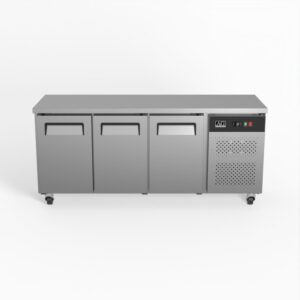 AG SLX3100BT Commercial Three Door Worktop / Under Bench Freezer 600mm Depth