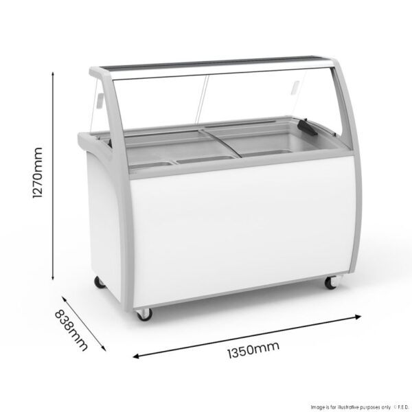 SD-415P F.E.D Thermaster 400L Gelato Display - Image 12
