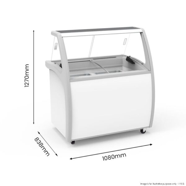 SD-325P F.E.D Thermaster 300L Gelato Display - Image 12