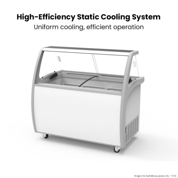 SD-415P F.E.D Thermaster 400L Gelato Display - Image 10