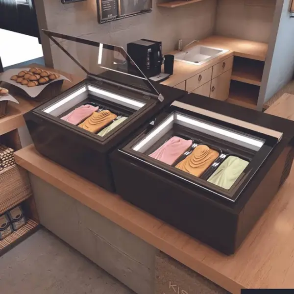 Bonvue Bench Top Gelato / Ice Cream Display Showcase CGD-03B