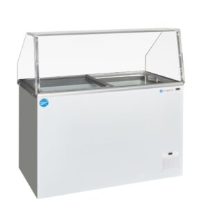 ICS Pacific Nova 3 – Scoop Ice cream Display Chest Freezer 5 Litre Containers 7 Display + 14 Reserve