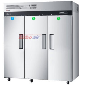 Turbo Air KRF65-3 3 Door Upright Dual Temp Fridge/Freezer