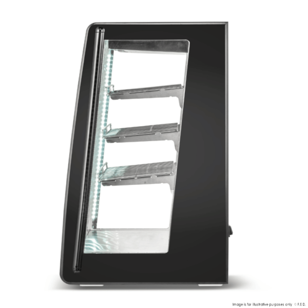 CTA-196 F.E.D Bonvue Chilled Angled Counter-Top Food Display - Image 3