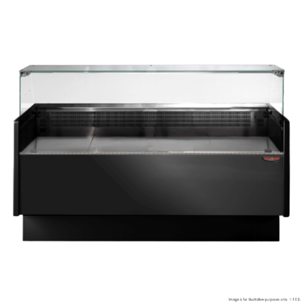 TDMR-0920B F.E.D Tecnodom Series MR9.5 Black Wide Deli Display