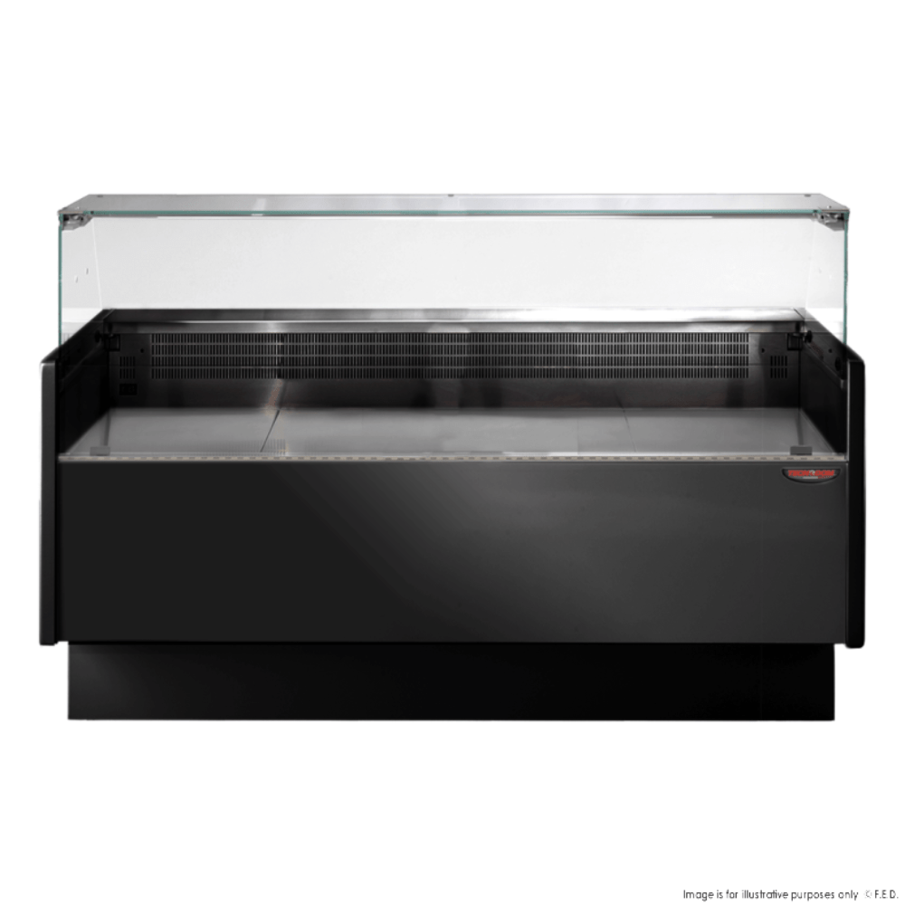 TDMR-0920B F.E.D Tecnodom Series MR9.5 Black Wide Deli Display