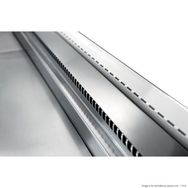 TDMR-0925 F.E.D Tecnodom Series MR9.5 Silver Wide Deli Display - Image 5