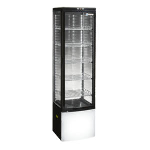 ICS PACIFIC Como 500 Glass Display 4 Sided Refrigerator