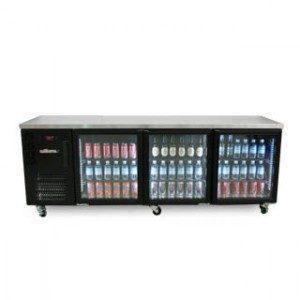 WILLIAMS HBS3UGDCBB 3 DOOR DISPLAY BACK BAR