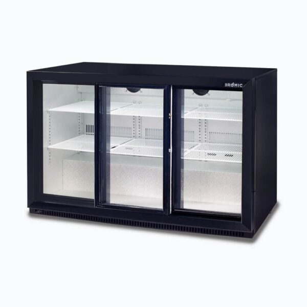 Bromic BB0330GDS-NR-1 Back Bar Fridge - 307L - 3 Doors - Sliding - Image 7