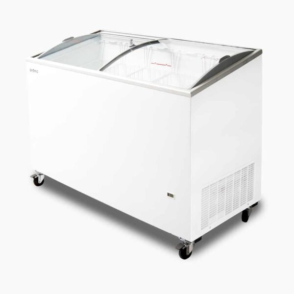Bromic CF0400ATCG-NR Display Chest Freezer - 352L - Curved Glass Top - Image 6