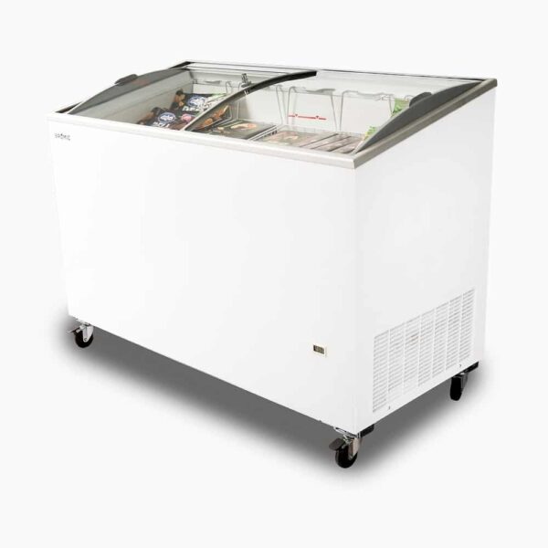 Bromic CF0400ATCG-NR Display Chest Freezer - 352L - Curved Glass Top - Image 3