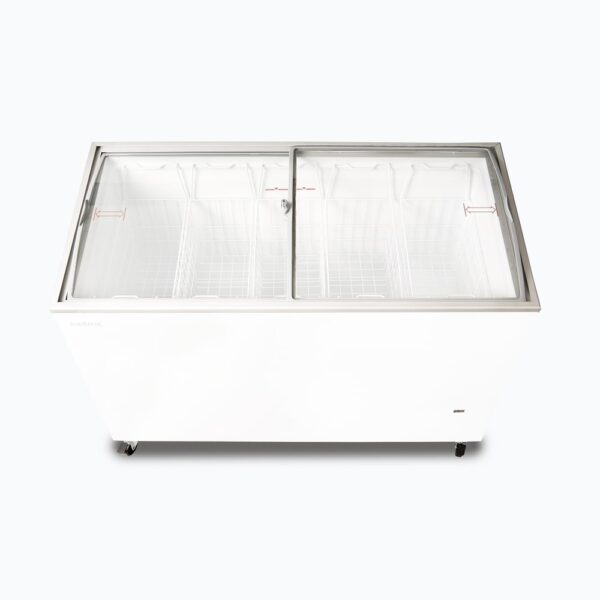 Bromic CF0400ATCG-NR Display Chest Freezer - 352L - Curved Glass Top - Image 7