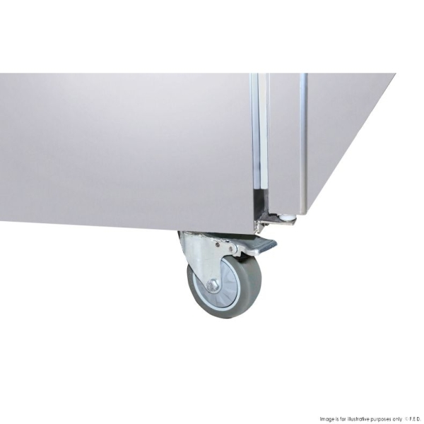 SUC1000 F.E.D TROPICAL Thermaster 4×½ door SS Fridge - Image 6