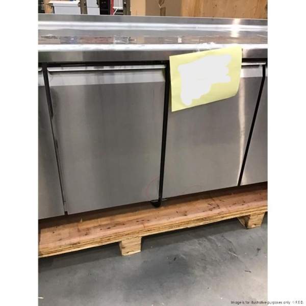 GN4100TN F.E.D TROPICALISED 4 Door Gastronorm Bench Fridge - Image 4