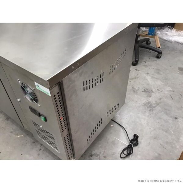 GN2100TN F.E.D TROPICALISED 2 Door Gastronorm Bench Fridge - Image 3