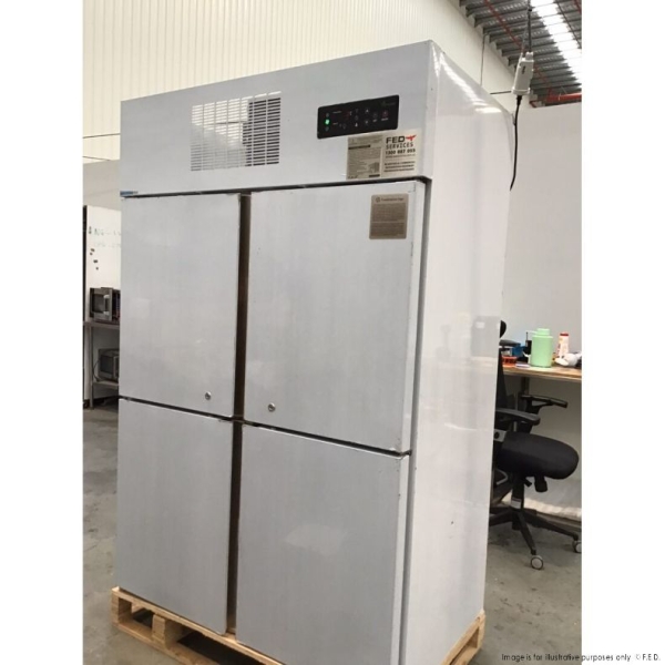 SUC1000 F.E.D TROPICAL Thermaster 4×½ door SS Fridge - Image 2