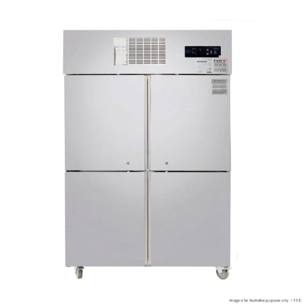 SUC1000 F.E.D TROPICAL Thermaster 4×½ door SS Fridge - Image 3
