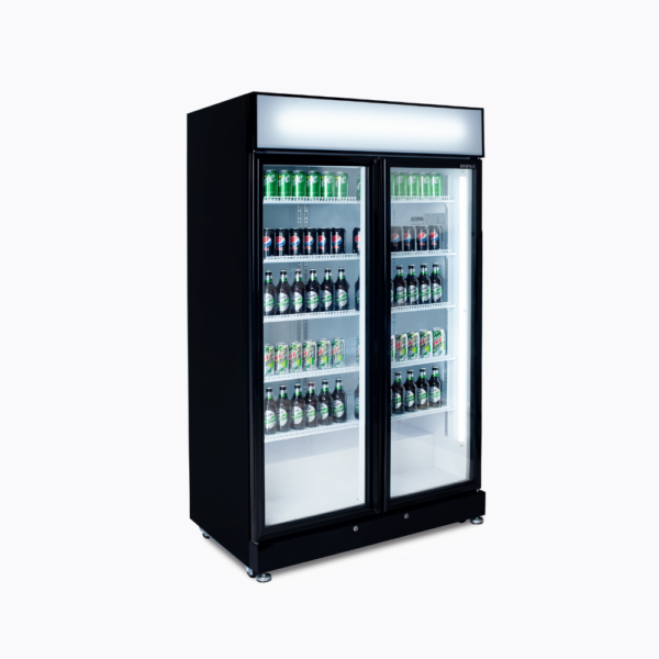 GM0900LBECO BROMIC 2 Doors Upright Display Fridge 885L – Black - Image 10