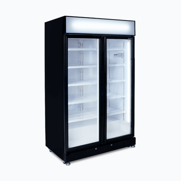GM0900LBECO BROMIC 2 Doors Upright Display Fridge 885L – Black - Image 9