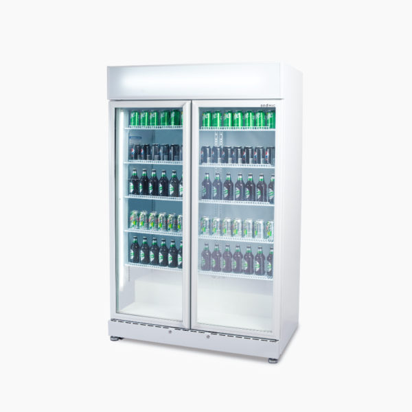 GM0900LWECO BROMIC 2 Doors Upright Display Fridge 885L – White - Image 10