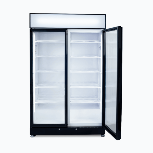 GM0900LBECO BROMIC 2 Doors Upright Display Fridge 885L – Black - Image 7